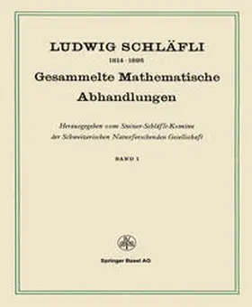 Schläfli |  Gesammelte Mathematische Abhandlungen | eBook | Sack Fachmedien