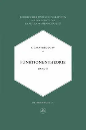 Carathéodory |  Funktionentheorie | eBook | Sack Fachmedien