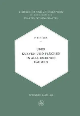 Finsler |  Über Kurven und Flächen in allgemeinen Räumen | eBook | Sack Fachmedien