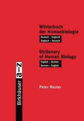 Reuter |  Wörterbuch der Humanbiologie / Dictionary of Human Biology | eBook | Sack Fachmedien