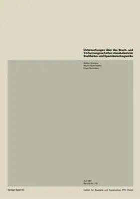 Ammann / Bachmann / Mühlemann |  Untersuchungen über das Bruch- und Verformungsverhalten stossbelasteter Stahlbeton- und Spannbetontragwerke | eBook | Sack Fachmedien