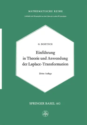 Doetsch |  Einführung in Theorie und Anwendung der Laplace-Transformation | Buch |  Sack Fachmedien