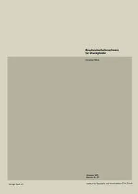 Menn |  Bruchsicherheitsnachweis für Druckglieder | eBook | Sack Fachmedien