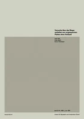 RITZ / MARTI / THÜRLIMANN |  Versuche über das Biegeverhalten von vorgespannten Platten ohne Verbund | eBook | Sack Fachmedien