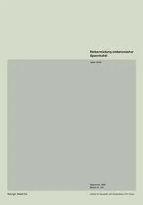 Oertle |  Reibermüdung einbetonierter Spannkabel | eBook | Sack Fachmedien