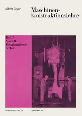 Leyer |  Maschinenkonstruktionslehre | eBook | Sack Fachmedien