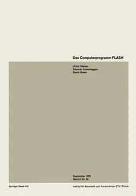 Walder |  Das Computerprogramm FLASH / The Computer Program FLASH / Le programme FLASH | eBook | Sack Fachmedien