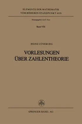 Lüneburg |  Vorlesungen über Zahlentheorie | eBook | Sack Fachmedien