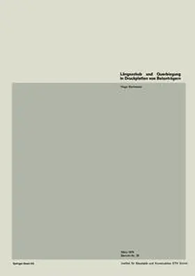 Bachmann |  Längsschub und Querbiegung in Druckplatten von Betonträgern | eBook | Sack Fachmedien