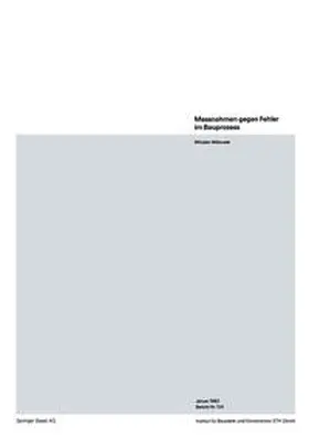Matousek |  Massnahmen gegen Fehler im Bauprozess | eBook | Sack Fachmedien