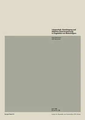 Bachmann |  Längsschub, Querbiegung und teilweise Quervorspannung in Zugplatten von Betonträgern | eBook | Sack Fachmedien