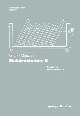 Milazzo |  Elektrochemie | Buch |  Sack Fachmedien