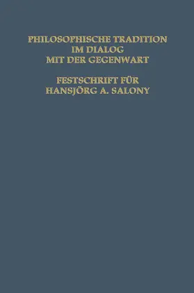 CESANA / RUBITSCHON |  Philosophische Tradition im Dialog mit der Gegenwart | Buch |  Sack Fachmedien