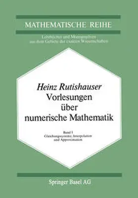 Rutishauser |  Vorlesungen über Numerische Mathematik | eBook | Sack Fachmedien