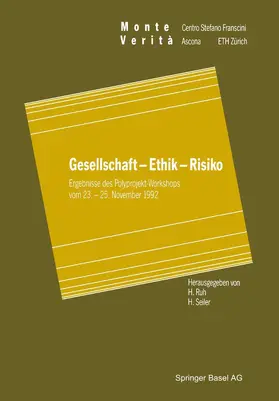 Ruh / Seiler |  Gesellschaft - Ethik - Risiko | Buch |  Sack Fachmedien