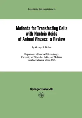 Dubes |  Methods for Transfecting Cells with Nucleic Acids of Animal Viruses: a Review | Buch |  Sack Fachmedien