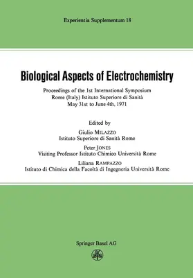 Milazzo / Rampazzo / Jones |  Biological Aspects of Electrochemistry | Buch |  Sack Fachmedien