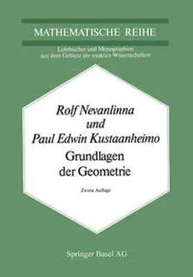 Nevanlinna / Kustaanheimo |  Grundlagen der Geometrie | eBook | Sack Fachmedien