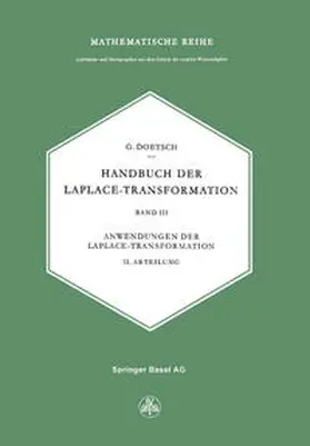Doetsch |  Handbuch der Laplace-Transformation | eBook | Sack Fachmedien