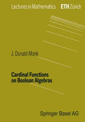 MONK |  Cardinal Functions on Boolean Algebras | eBook | Sack Fachmedien