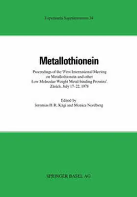 Kägi / Piscator |  Metallothionein | eBook | Sack Fachmedien