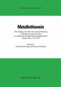 Kägi / Piscator |  Piscator: Metallothionein | Buch |  Sack Fachmedien