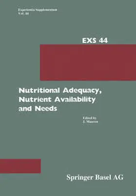 Mauron / Anantharaman / Finot |  Nutritional Adequacy, Nutrient Availability and Needs | eBook | Sack Fachmedien