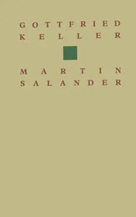 Keller |  Gottfried Keller Martin Salander | eBook | Sack Fachmedien