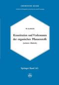 Karrer |  Karrer, W: Konstitution und Vorkommen der organischen Pflanz | Buch |  Sack Fachmedien
