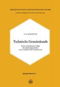 Quervain |  Quervain, F: Technische Gesteinskunde | Buch |  Sack Fachmedien