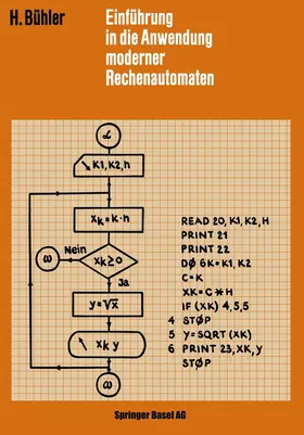 Bühler |  Einführung in die Anwendung Moderner Rechenautomaten | Buch |  Sack Fachmedien