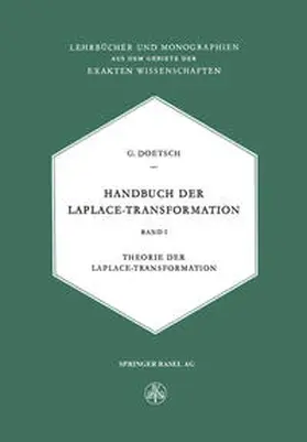 Doetsch |  Handbuch der Laplace-Transformation | eBook | Sack Fachmedien