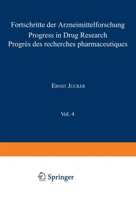 JUCKER |  Fortschritte der Arzneimittelforschung / Progress in Drug Research / Progrès des recherches pharmaceutiques | Buch |  Sack Fachmedien
