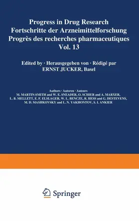 JUCKER | Progress in Drug Research / Fortschritte der Arzneimittelforschung / Progrès des recherches pharmaceutiques | Buch | 978-3-0348-7070-2 | sack.de