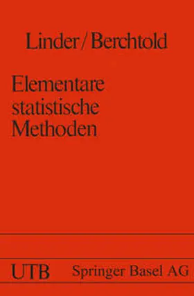 LINDER / BERCHTOLD |  Elementare statistische Methoden | eBook | Sack Fachmedien