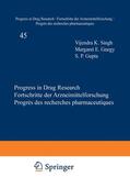 Singh / Gnegy / Gupta |  Fuller, R: Progress in Drug Research / Fortschritte der Arzn | Buch |  Sack Fachmedien