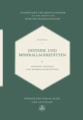Niggli |  Gesteine Und Minerallagerstätten | eBook | Sack Fachmedien