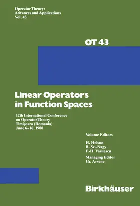 Arsene |  Linear Operators in Function Spaces | Buch |  Sack Fachmedien