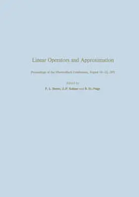Bautzer / Kahane / Nagy | Linear Operators and Approximation / Lineare Operatoren und Approximation | E-Book | sack.de