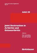 Berg |  Berg, W: Joint Destruction in Arthritis and Osteoarthritis | Buch |  Sack Fachmedien