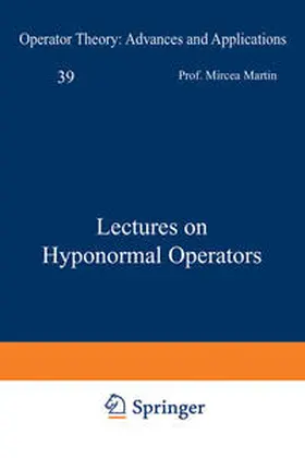 Putinar / Martin | Lectures on Hyponormal Operators | E-Book | sack.de