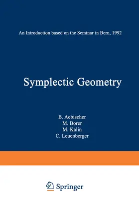 Aebischer / Borer / Kälin |  Symplectic Geometry | Buch |  Sack Fachmedien