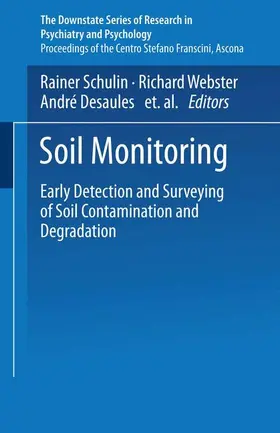 Schulin / Desaules / Webster |  Soil Monitoring | Buch |  Sack Fachmedien