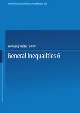 Walter | General Inequalities 6 | E-Book | www.sack.de