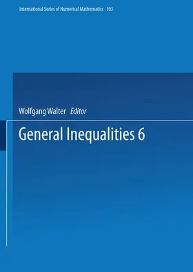 Walter |  General Inequalities 6 | Buch |  Sack Fachmedien