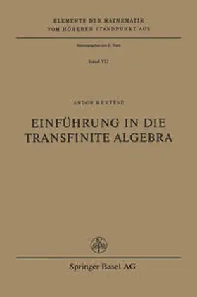 Kertesz |  Einführung in die Transfinite Algebra | eBook | Sack Fachmedien