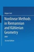 Jost |  Jost, J: Nonlinear Methods in Riemannian and Kählerian Geome | Buch |  Sack Fachmedien