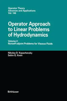 Kopachevsky / Krein | Operator Approach to Linear Problems of Hydrodynamics | E-Book | www.sack.de