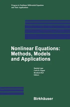 Lupo / Pagani / Ruf | Nonlinear Equations: Methods, Models and Applications | E-Book | www.sack.de