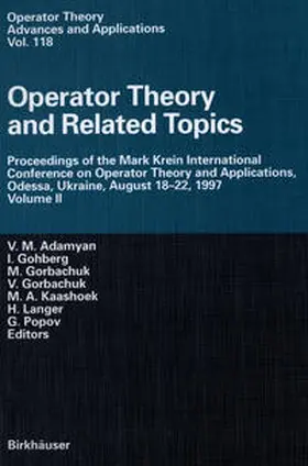 Adamyan / Gohberg / Gorbachuk | Operator Theory and Related Topics | E-Book | sack.de